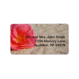 Beach Wedding Ro om marketikett Adressetikett