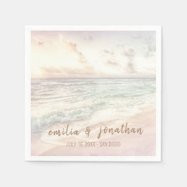 Beach Wedding | Seaside Wedding Pappersservett