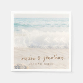 Beach Wedding | Seaside Wedding Pappersservett