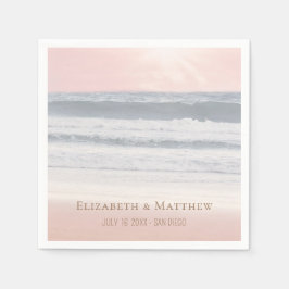 Beach Wedding | Seaside Wedding Pappersservett