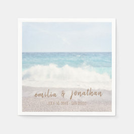 Beach Wedding | Seaside Wedding Pappersservett