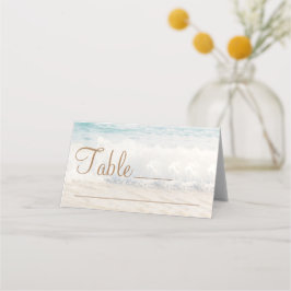 Beach Wedding Seaside Wedding Place Card Placeringskort