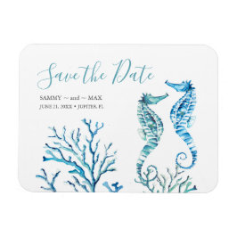 Beach Wedding Spara datum magneter