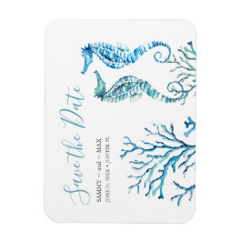 Beach Wedding Spara datum magneter