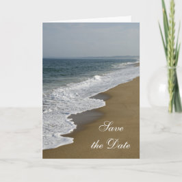 Beach Wedding Spara datum meddelande