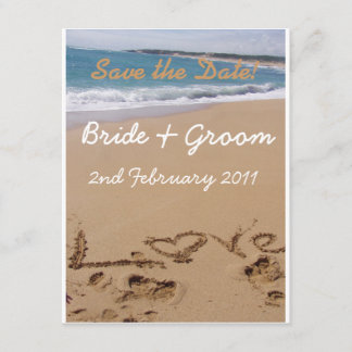 Beach Wedding - spara datumet! Spara Datumet
