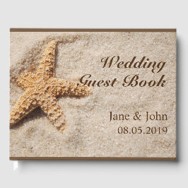 Beach Wedding Starfish Guest Bok
