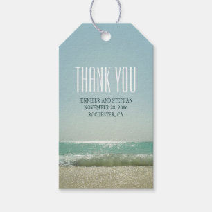 Beach Wedding Tack Presentetikett