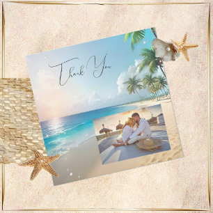 Beach Wedding tackkort Tack Kort