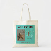 Beach Wedding Välkommen Bags Starfish