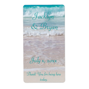 Beach Wedding, Vin, Vatten, Anpassningsbar Fraktsedel