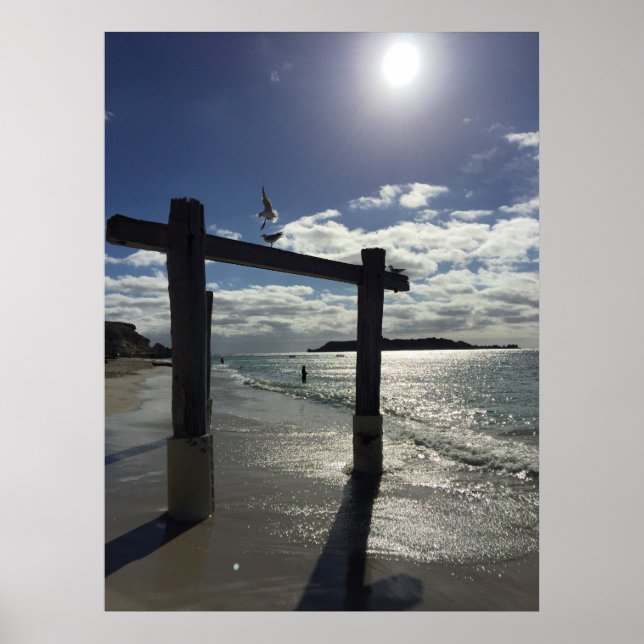 Beach Westerna Australien Poster (Framsidan)