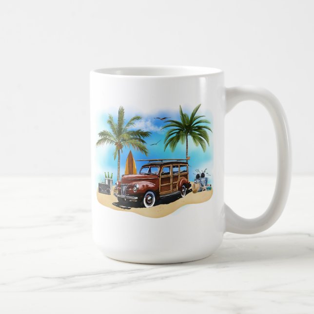 Beach Woody Wagon Mugg (Höger)
