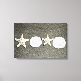 Beach X:s och O:s Photo Stretched Canvas Art