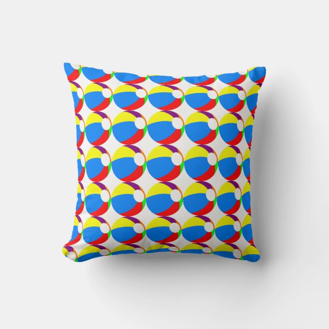 Beachball Pillow Kudde (Framsida)