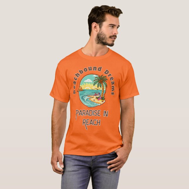Beachbound-drömmar T Shirt (Hel framsida)