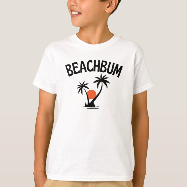 Beachbum Beach Summer T-Shirt (Framsida)