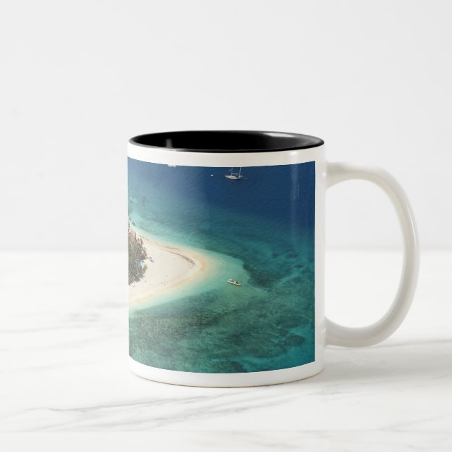Beachcomber Island Resort, Fiji Två-Tonad Mugg (Höger)