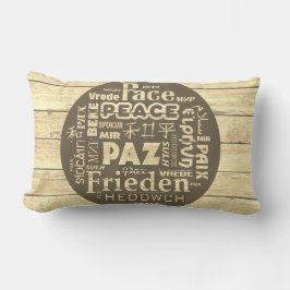 Beachcomber lumbar cushion, flera fredliga språk lumbarkudde