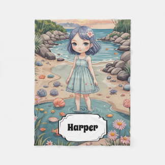 Beachcombers Bliss-Personlig Fleecefilt