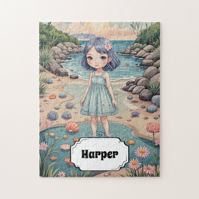 Beachcombers Bliss-Personlig Pussel (Vertikal)