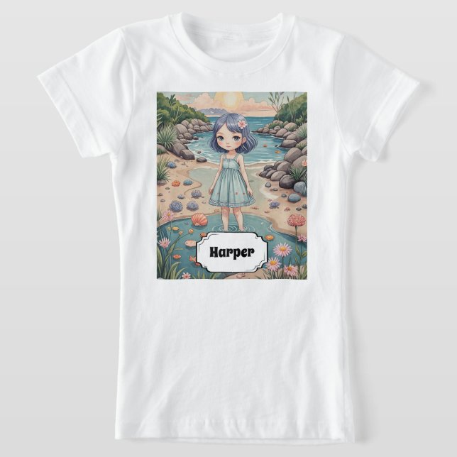 Beachcombers Bliss-Personlig T Shirt (Laydown)