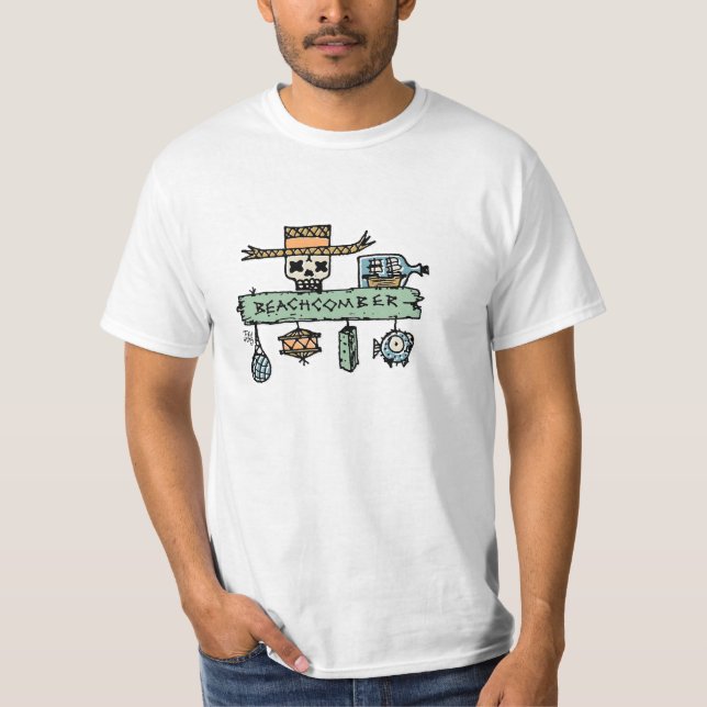 Beachcomberskjorta vid tOny Tiki Tee Shirt (Framsida)