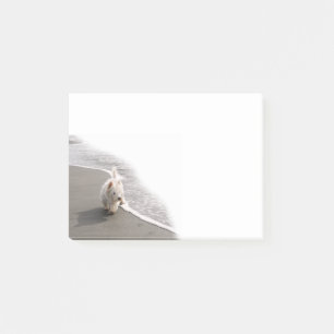 Beachcombi Westie Photo 4x3 Notes Post-it Block
