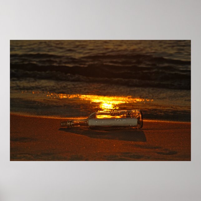 Beached Flaska Poster (Framsidan)