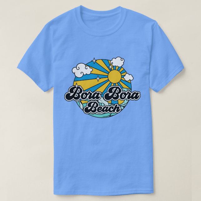 Beacher Bora Beach T Shirt (Design framsida)