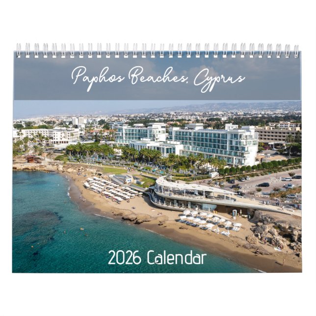 Beacher, Paphos Cyprus av PaphosLife Calendar Kalender (Omslag)