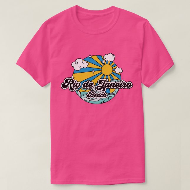 Beacher Rio de Janeiro Beach T Shirt (Design framsida)