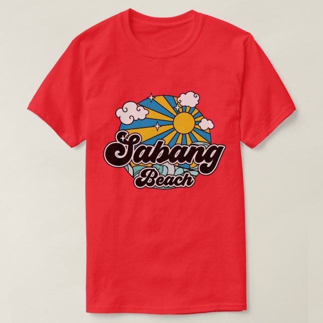 Beacher Sabang Beach T Shirt (Design framsida)