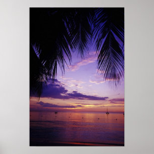 Beacher vid Negril, Jamaica 2 Poster