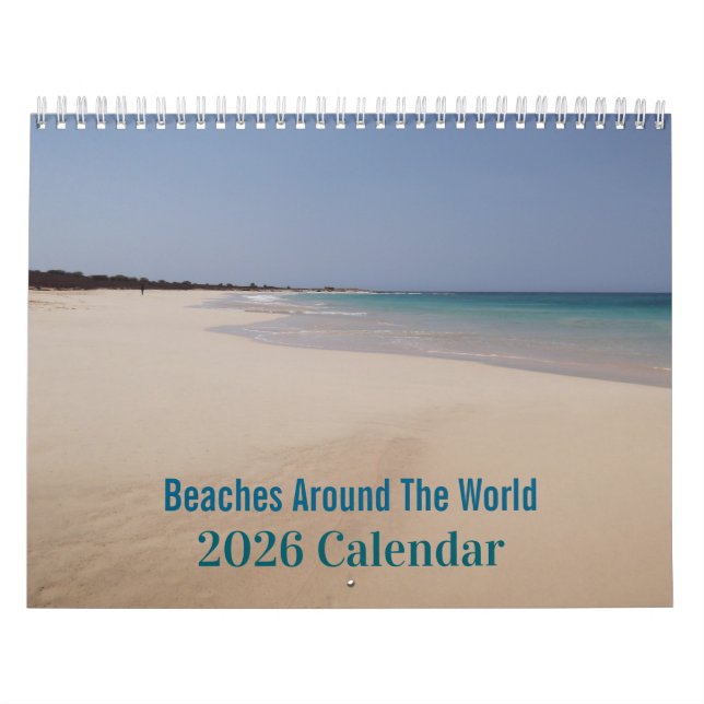 Beaches Around The World 2026 Calendar Kalender (Omslag)
