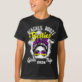 Beaches booze besties girls trip 2026 florida t shirt