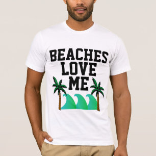 BEACHES KÄRLEK ME, Funny Manar Beach T-Shirts