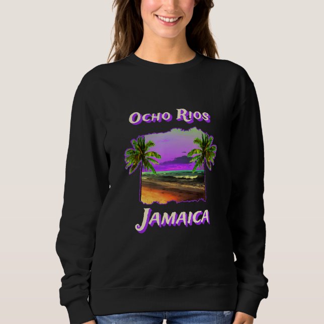 Beaches Of Ocho Rios Jamaica T Shirt (Framsida)