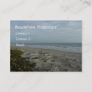 Beachfront Egendom/Real Gods Visitkort