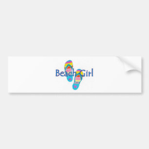 beachgirl bildekal