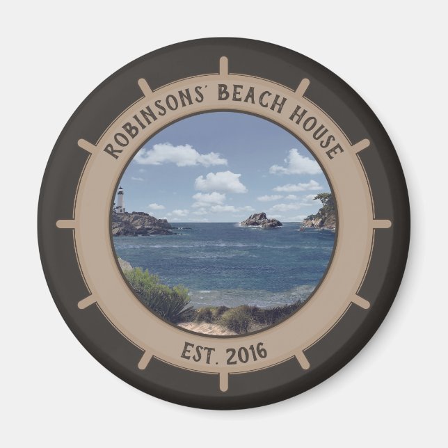 BeachHouse (anpassade) Magnet (Framsidan)