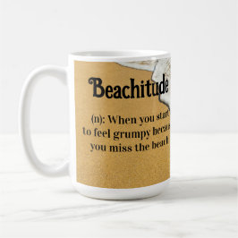 "Beachitude" Definition Kaffemugg
