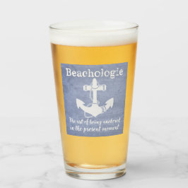 Beachologie förankrad i det nuvarande glaset Kopp