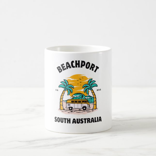 Beachport South Australien Kaffemugg (Center)
