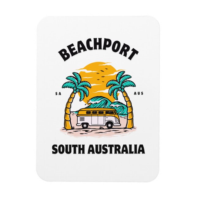Beachport South Australien Magnet (Vertikal)