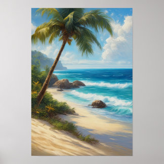 Beachside Bliss Poster