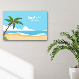 Beachside Paradise liggande Poster