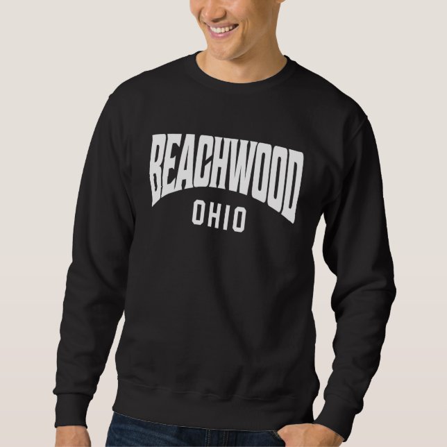 Beachwood Ohio Lång Ärmad Tröja (Framsida)