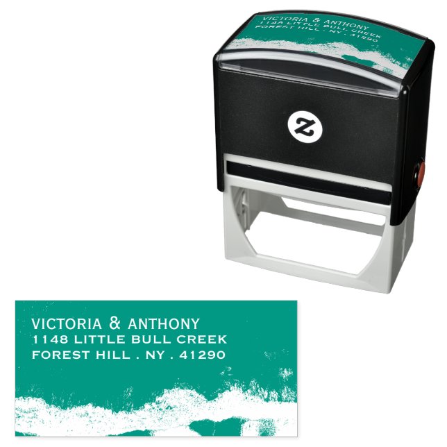 Beachy Abstrakt Självfärgande Stämpel (In Situ)