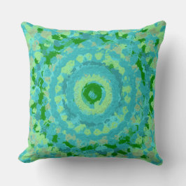 Beachy Blue and Grönt Clay Art 6096 Kudde